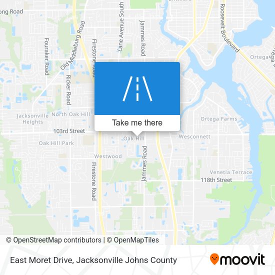 Mapa de East Moret Drive