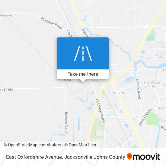 Mapa de East Oxfordshire Avenue
