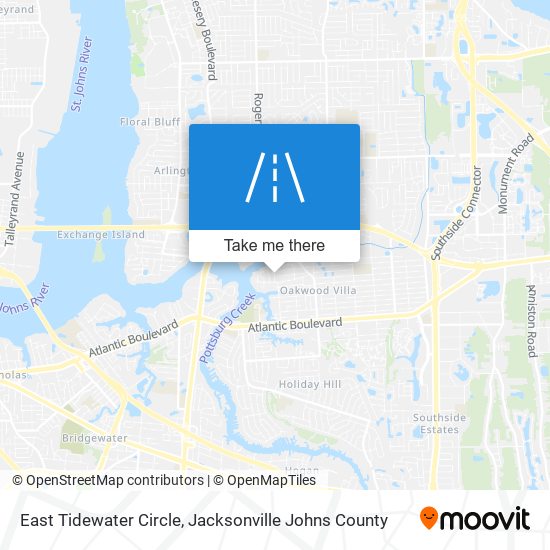 East Tidewater Circle map