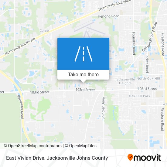 Mapa de East Vivian Drive