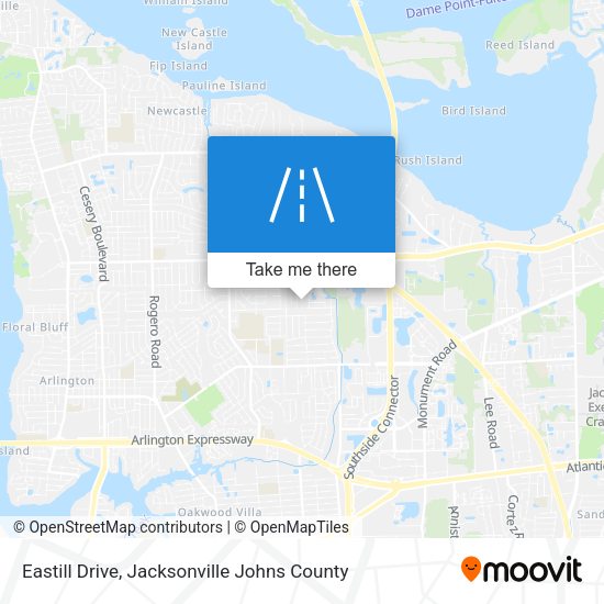 Eastill Drive map