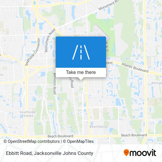 Mapa de Ebbitt Road