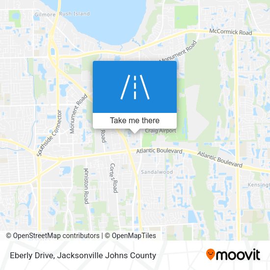 Eberly Drive map