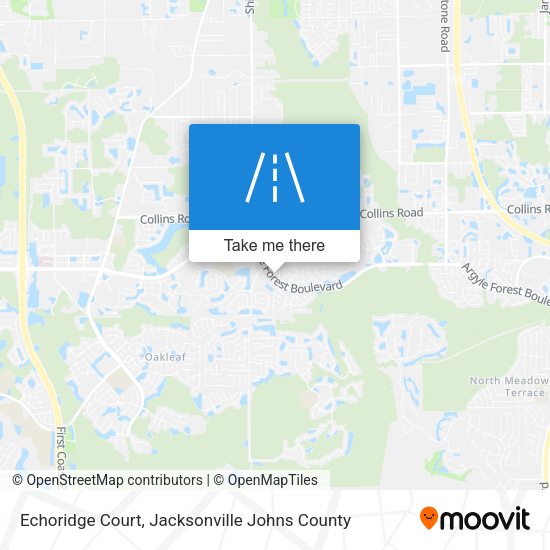 Echoridge Court map
