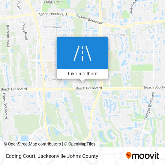 Edding Court map