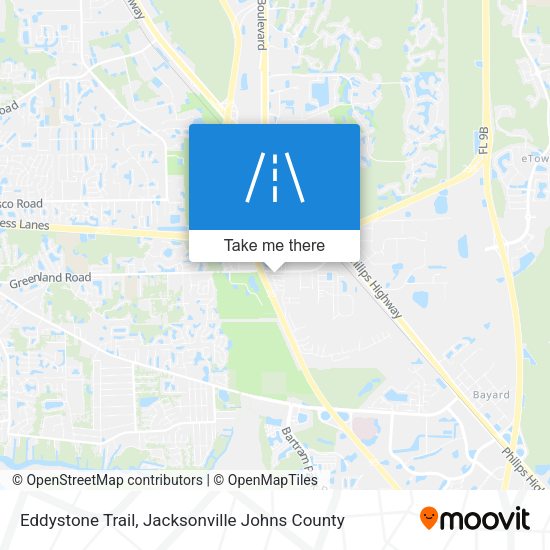 Eddystone Trail map