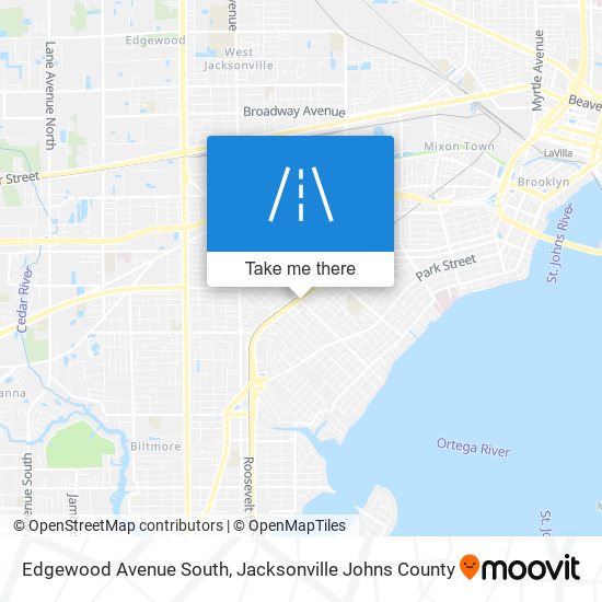 Mapa de Edgewood Avenue South