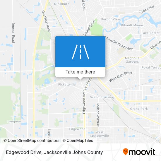 Edgewood Drive map