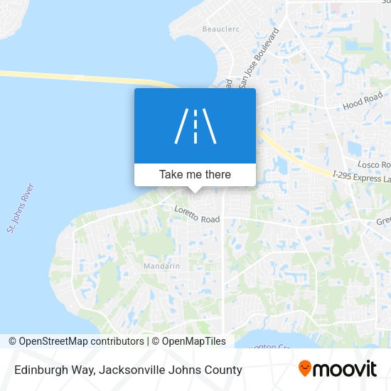 Edinburgh Way map