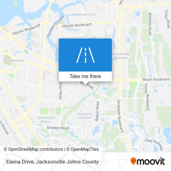 Elaina Drive map