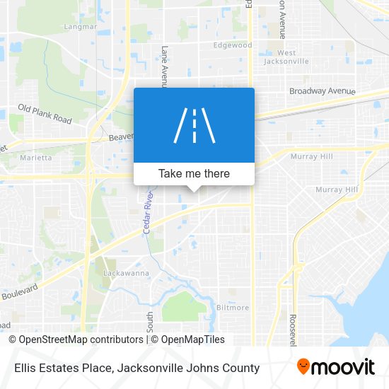 Ellis Estates Place map