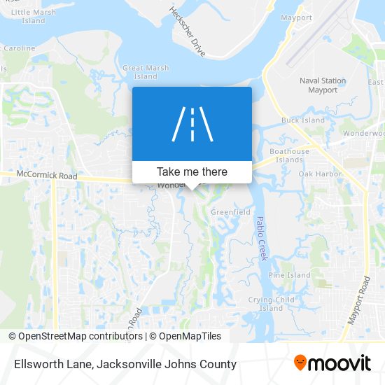 Ellsworth Lane map