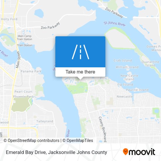 Emerald Bay Drive map