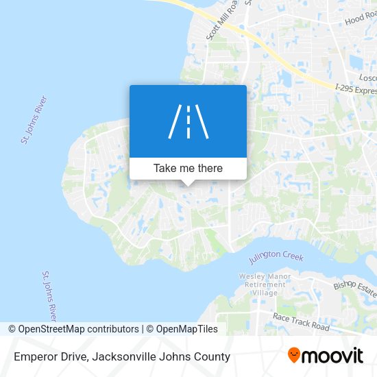 Emperor Drive map