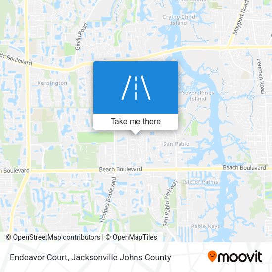 Endeavor Court map