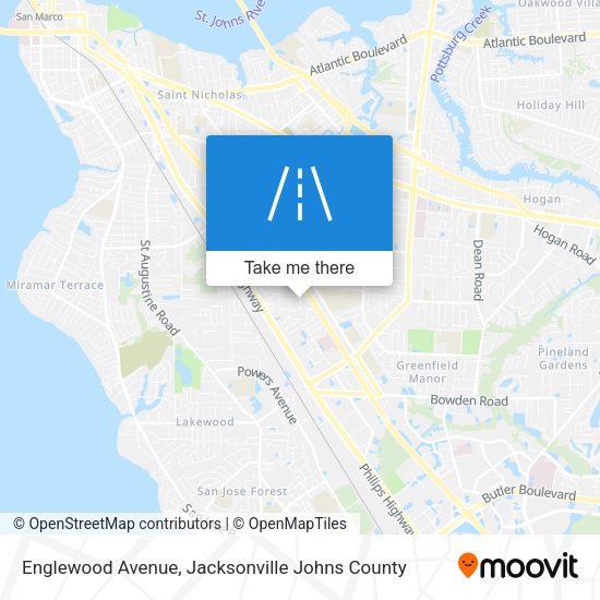 Mapa de Englewood Avenue
