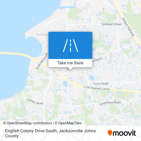 Mapa de English Colony Drive South