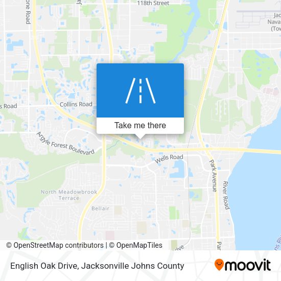 Mapa de English Oak Drive