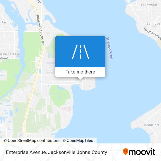 Mapa de Enterprise Avenue