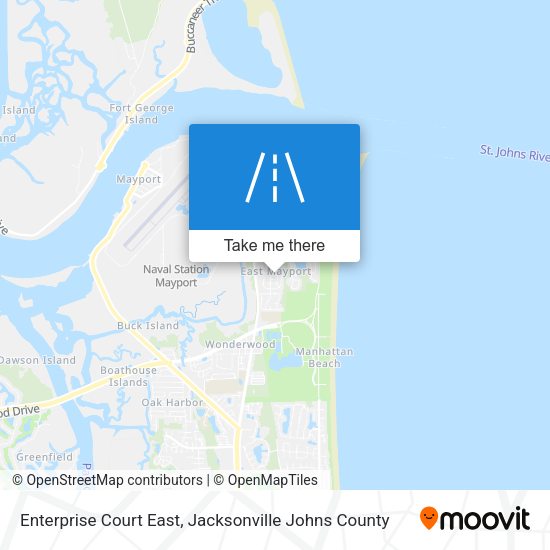 Enterprise Court East map
