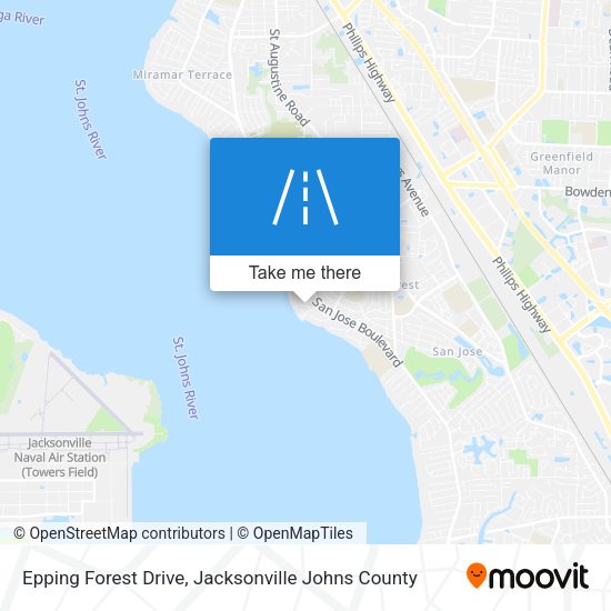 Mapa de Epping Forest Drive