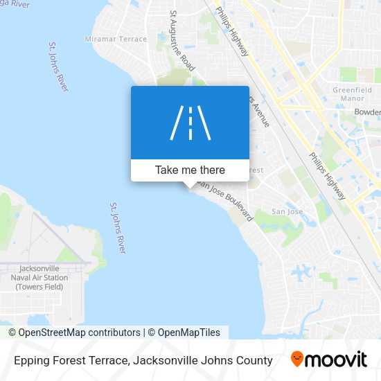Epping Forest Terrace map