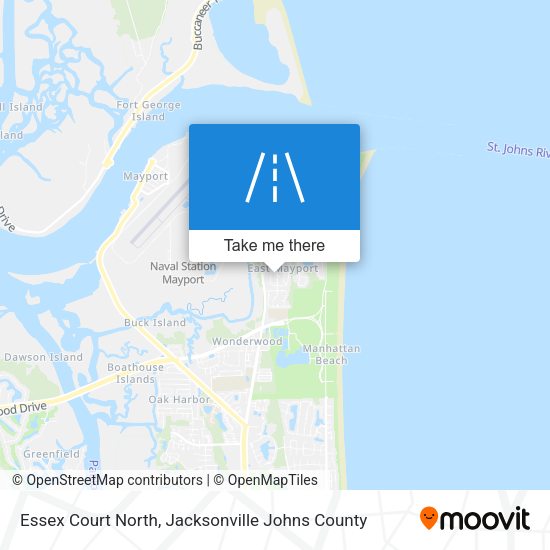 Essex Court North map