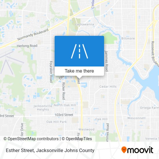 Esther Street map