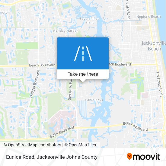 Eunice Road map