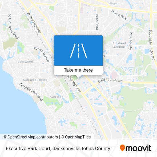 Executive Park Court map