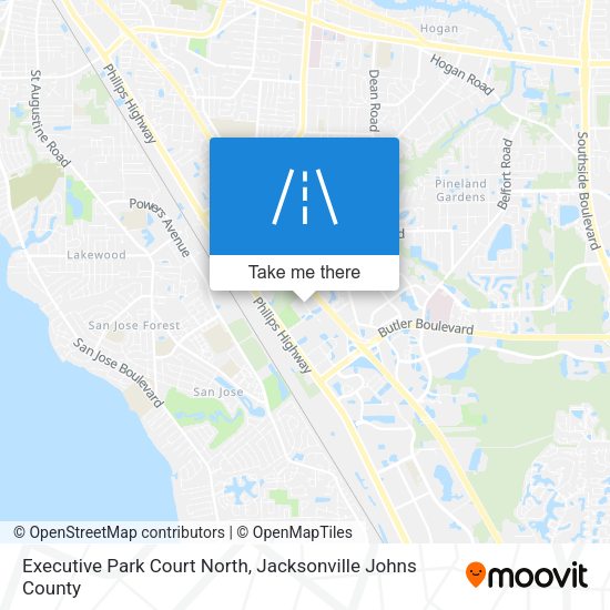 Executive Park Court North map