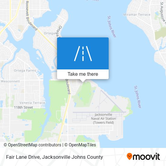 Mapa de Fair Lane Drive