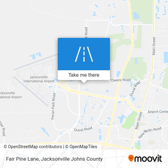 Fair Pine Lane map