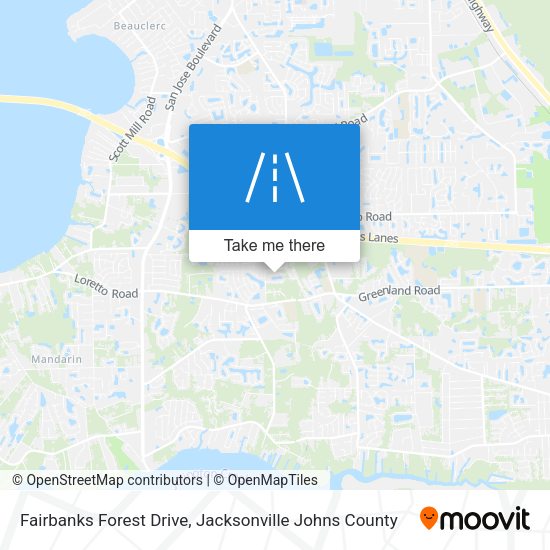 Mapa de Fairbanks Forest Drive