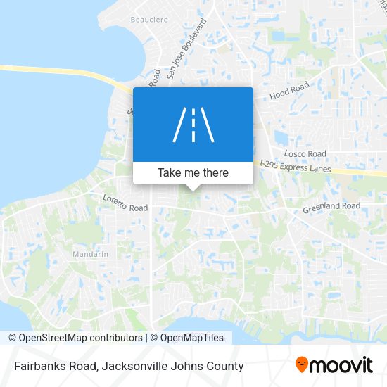 Fairbanks Road map