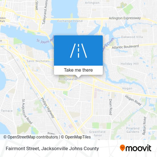Mapa de Fairmont Street