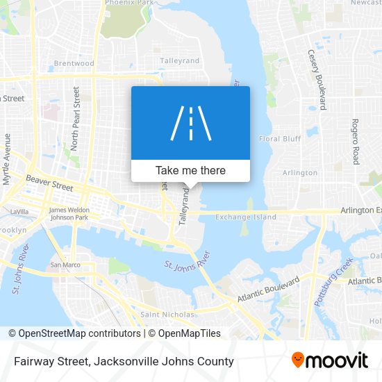 Mapa de Fairway Street