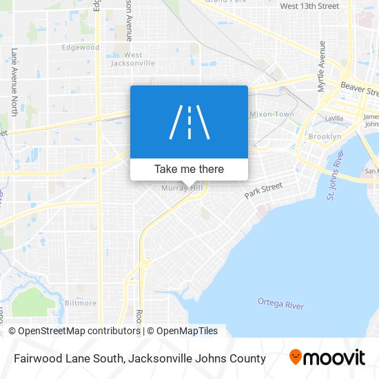 Fairwood Lane South map