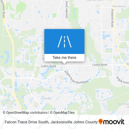 Mapa de Falcon Trace Drive South