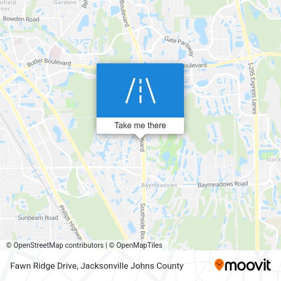 Mapa de Fawn Ridge Drive