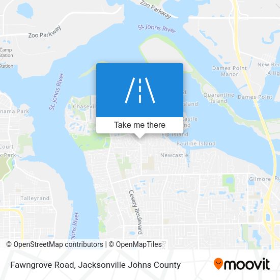 Fawngrove Road map