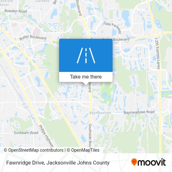 Fawnridge Drive map