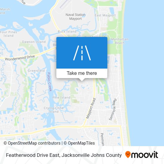 Mapa de Featherwood Drive East