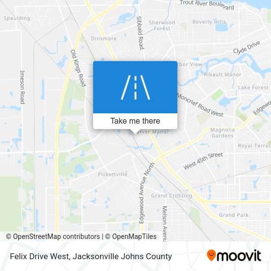 Felix Drive West map
