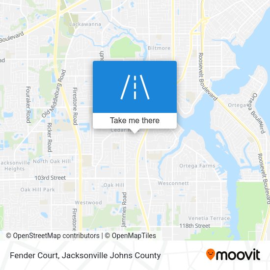 Fender Court map