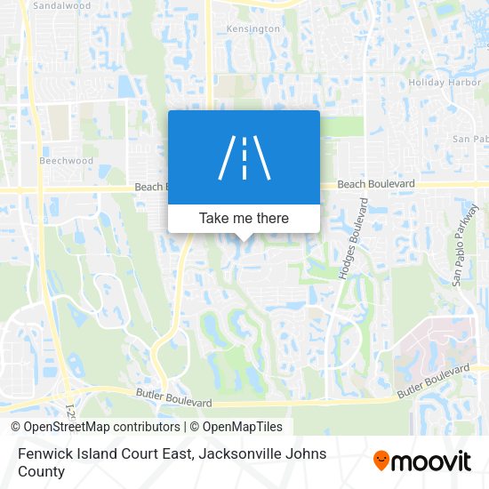 Mapa de Fenwick Island Court East
