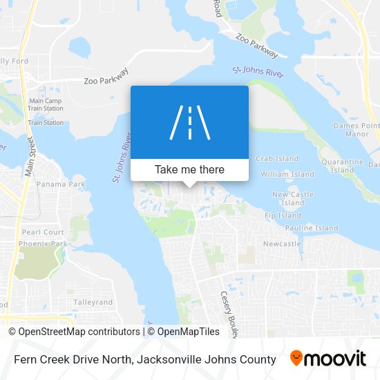 Mapa de Fern Creek Drive North