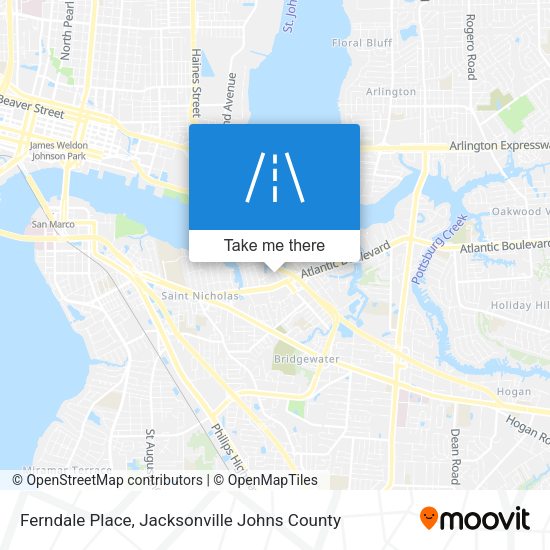 Ferndale Place map