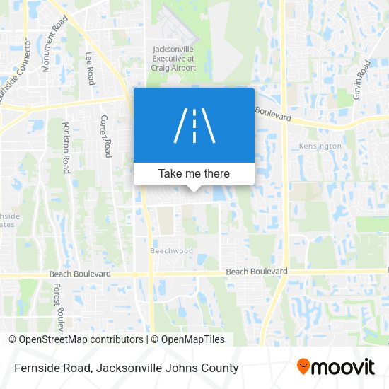 Fernside Road map