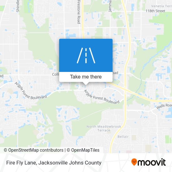 Fire Fly Lane map